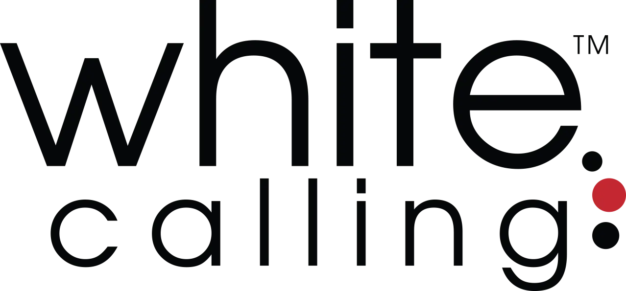 White calling card